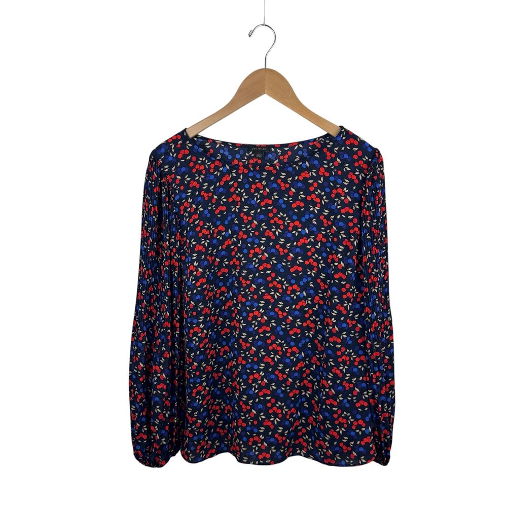 Ann Taylor Cherry-Print Blouse